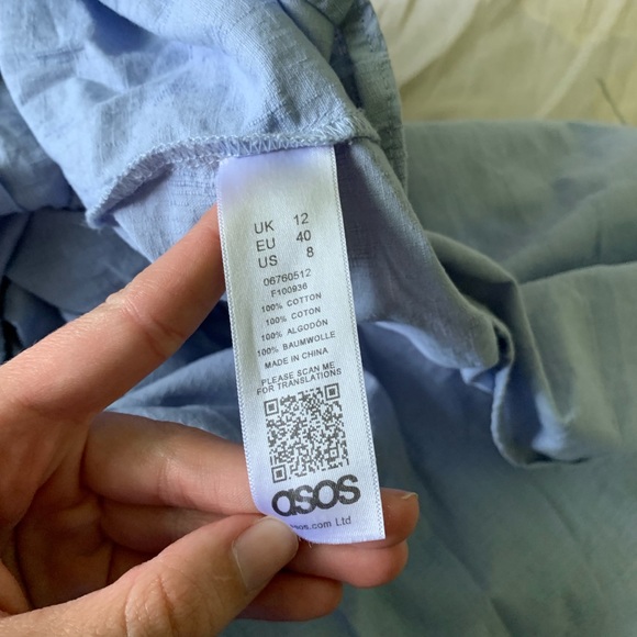 MOVED 〰️ Tie Strap Button Mini Dress - Picture 6 of 7